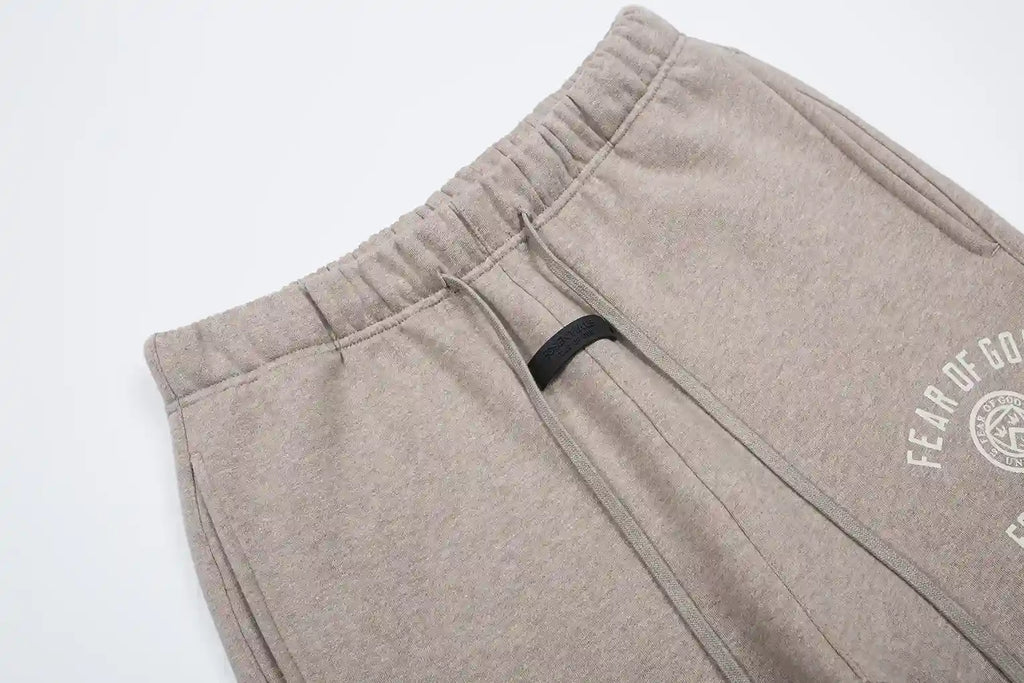 Essentials Heathered Grey Street Core Fleece Sweatpants – Everyday Comfort Joggers