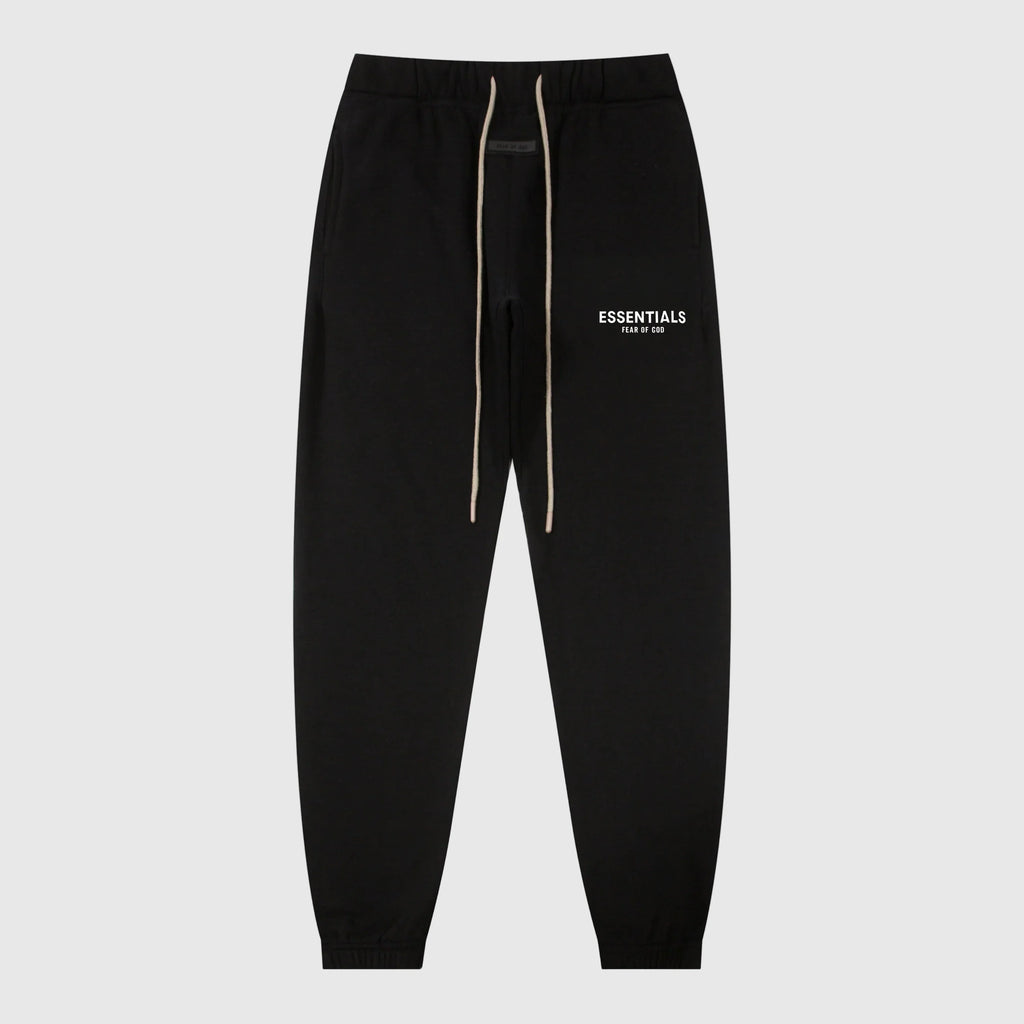 Essentials Black Core Fleece Sweatpants – Classic Everyday Joggers
