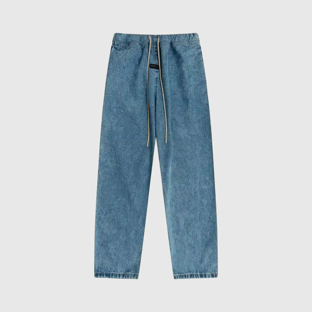 Essentials Denim Blue Relaxed Pants by Fear of God – Casual Streetwear Comfort