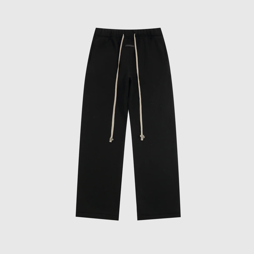 Essentials Black Urban Everyday Sweatpants – Casual Comfort Joggers