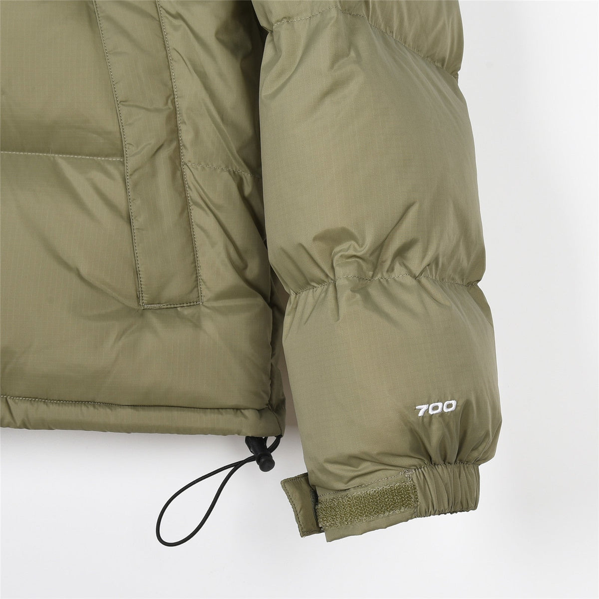 The North Face 1996 Retro Nuptse 700 Fill Puffer Jacket "Olive Green Black"
