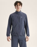 Arc'teryx Gamma Lightweight Jacket Men's Black Sapphire Softshell Windproof Outdoor Coat