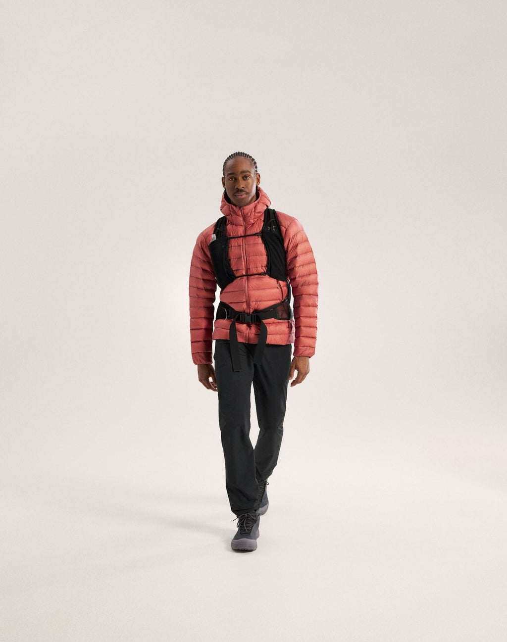 Arc'teryx Cerium Hoody Men's Down Jacket "Stone Red" 850 Fill Power Warm Outdoor Winter Coat