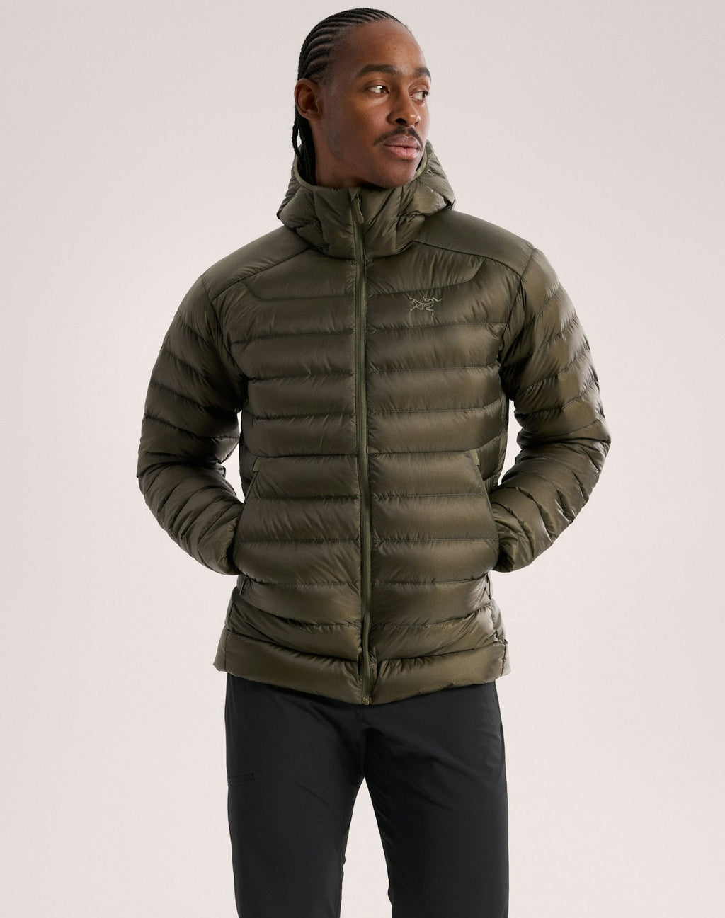 Arc'teryx Cerium Hoody Men's Down Jacket "Tundra" 850 Fill Power Warm Outdoor Winter Coat