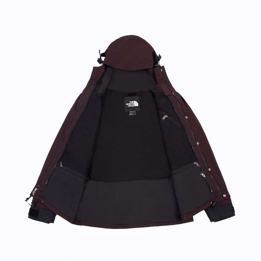 The North Face Mountain Series "Wine Red" Men GORE‑TEX Hooded Waterproof Shell Jacket