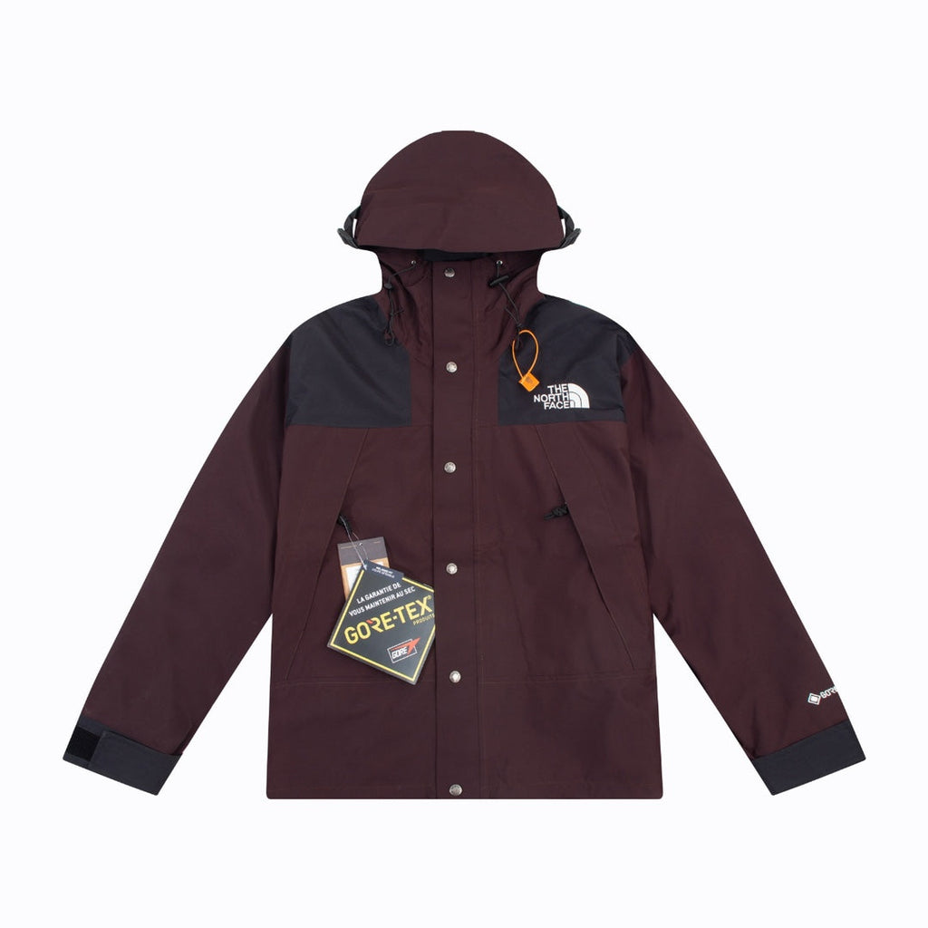 The North Face Mountain Series "Wine Red" Men GORE‑TEX Hooded Waterproof Shell Jacket