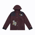 The North Face Mountain Series "Wine Red" Men GORE‑TEX Hooded Waterproof Shell Jacket