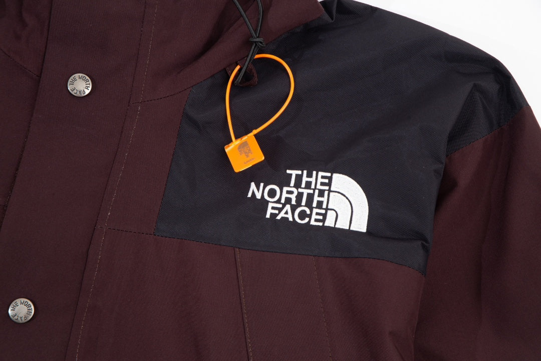 The North Face Mountain Series "Wine Red" Men GORE‑TEX Hooded Waterproof Shell Jacket