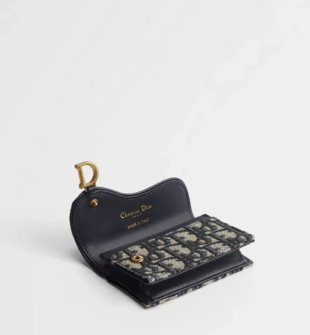 Dior Saddle Bloom Card Holder