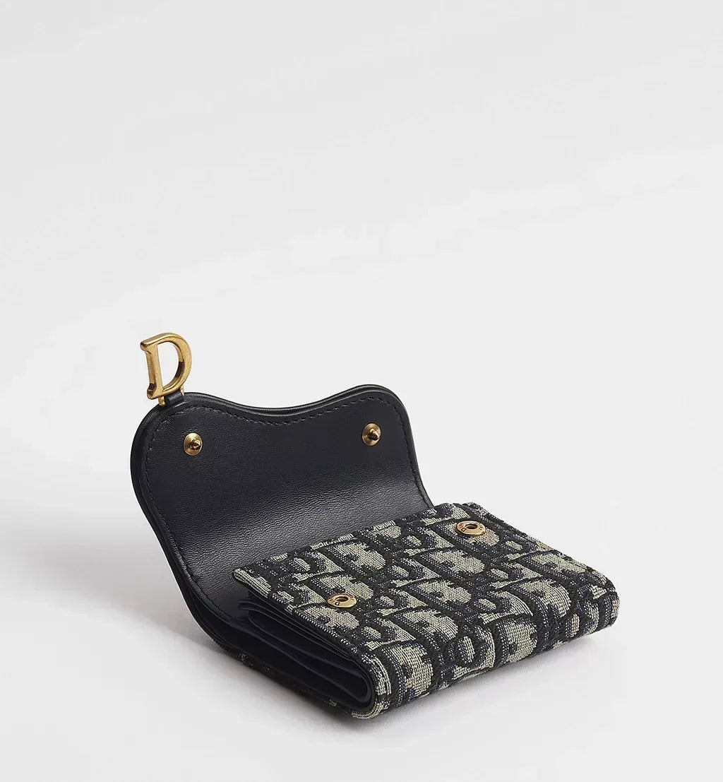 DIOR Saddle Lotus Wallet