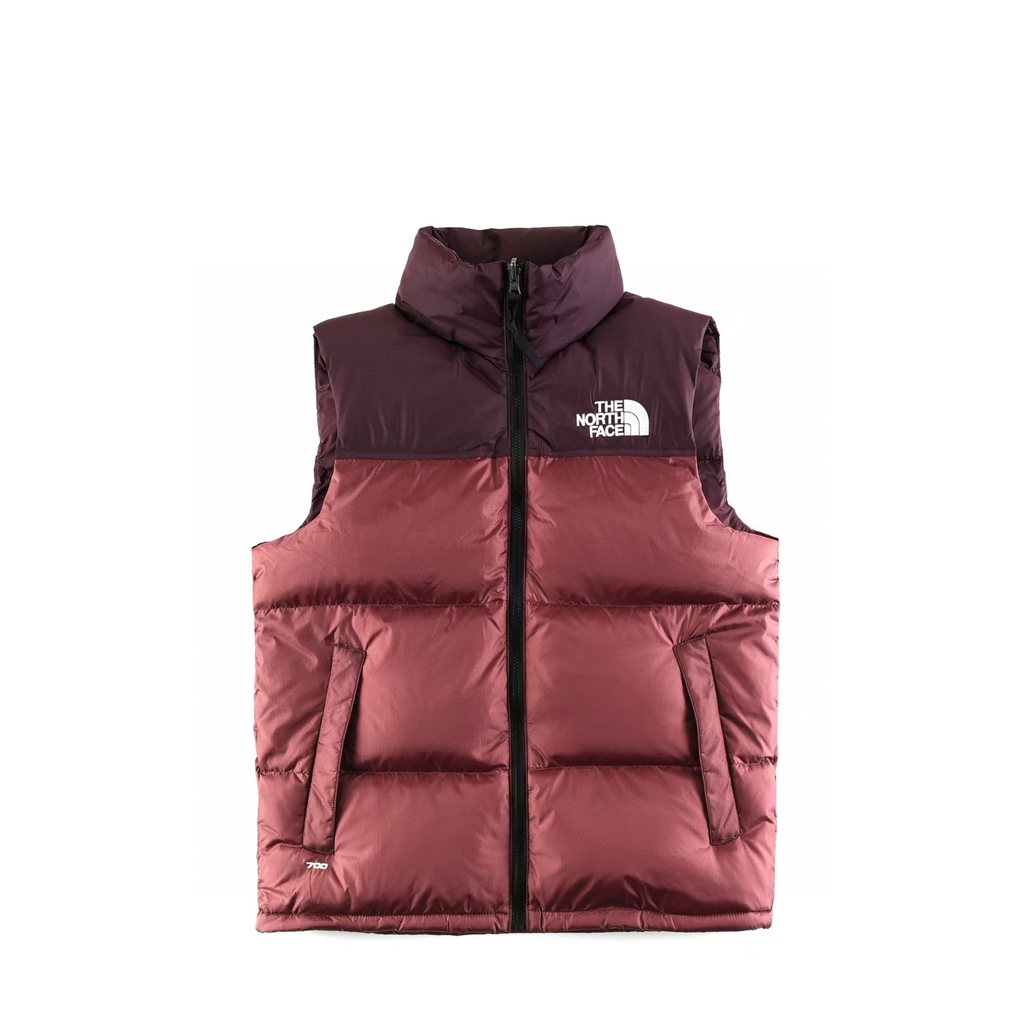 The North Face 1996 Retro Nuptse Puffer Vest "Burgundy Red" 700 Fill Sleeveless Down Gilet