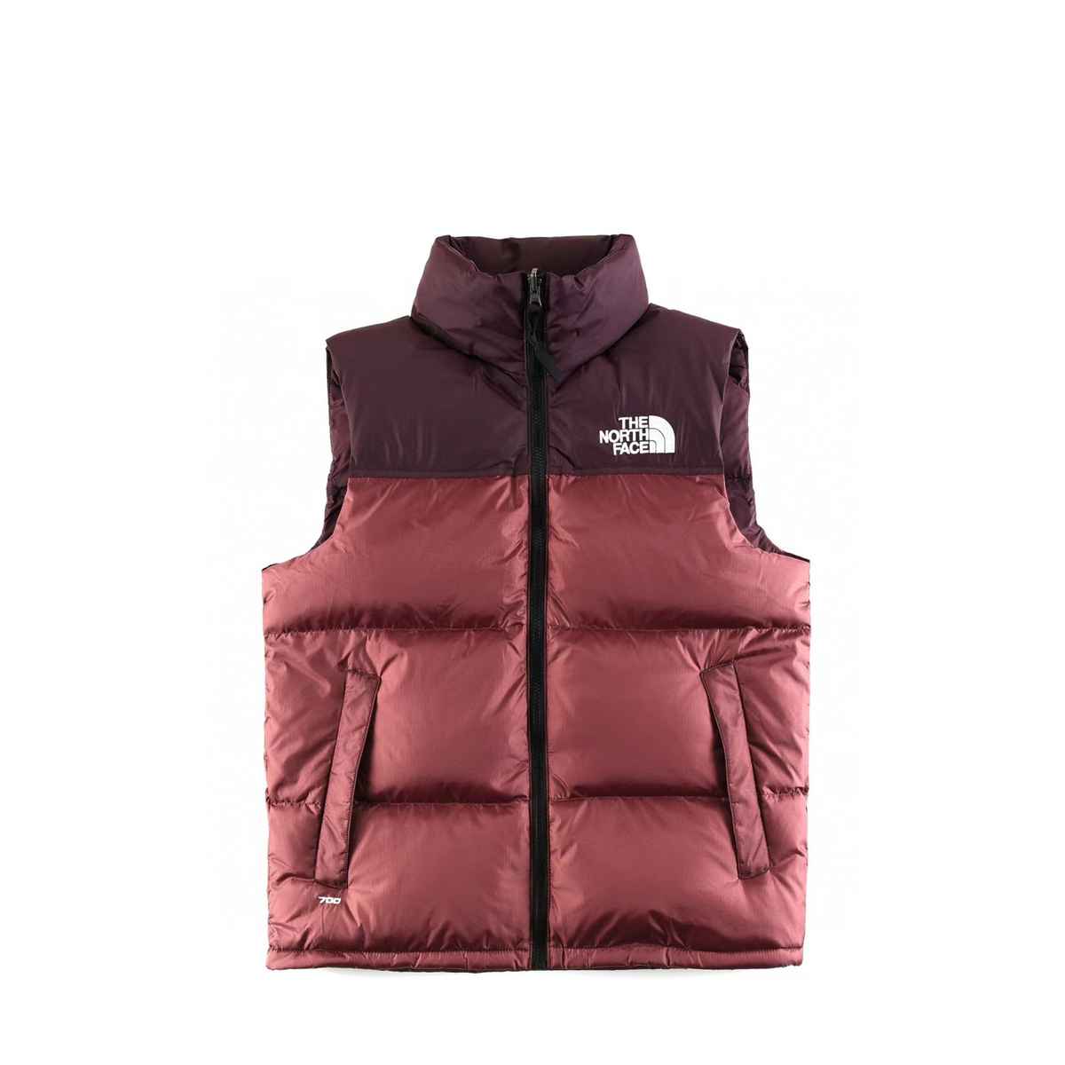 The North Face 1996 Retro Nuptse Puffer Vest "Burgundy Red" 700 Fill Sleeveless Down Gilet