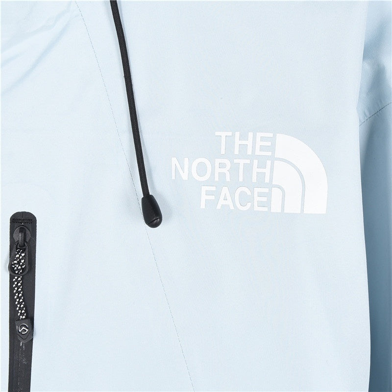 The North Face Summit Series "Light Blue" Men Gore-Tex Hooded Waterproof Hard Shell Jacket