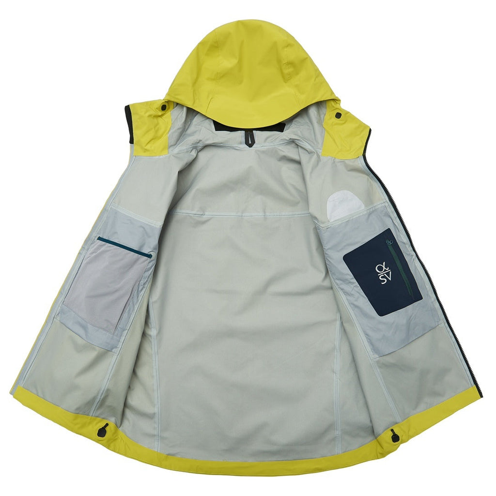 Arc'teryx Alpha SV Series Men's Waterproof Hard Shell Jacket "Yellow"