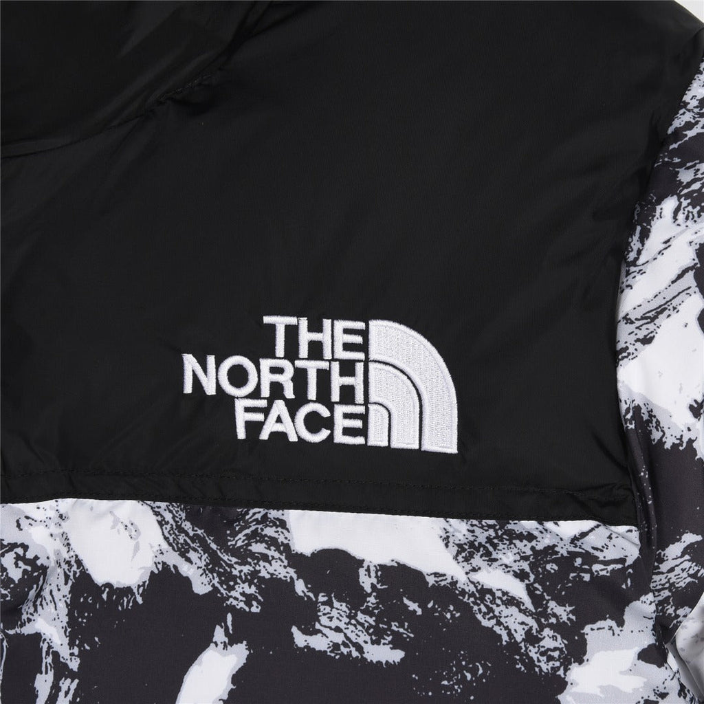 The North Face 1996 Retro Nuptse Series Men Down Jacket "Snow Mountain Print"