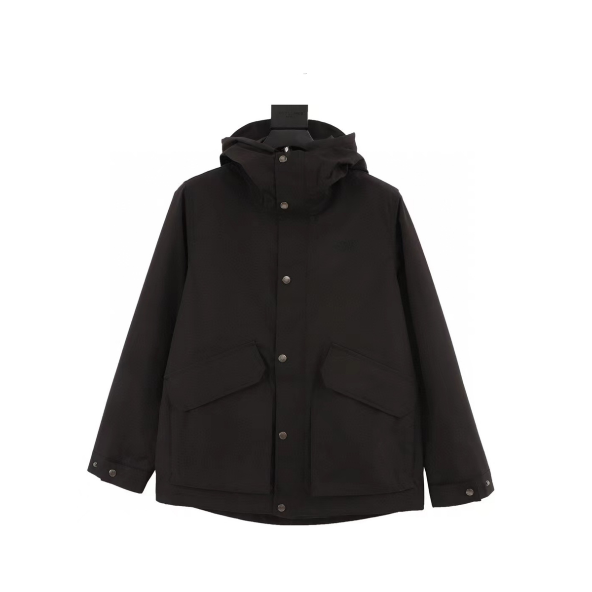 The North Face Men's Hooded Windproof Rain Jacket – Black