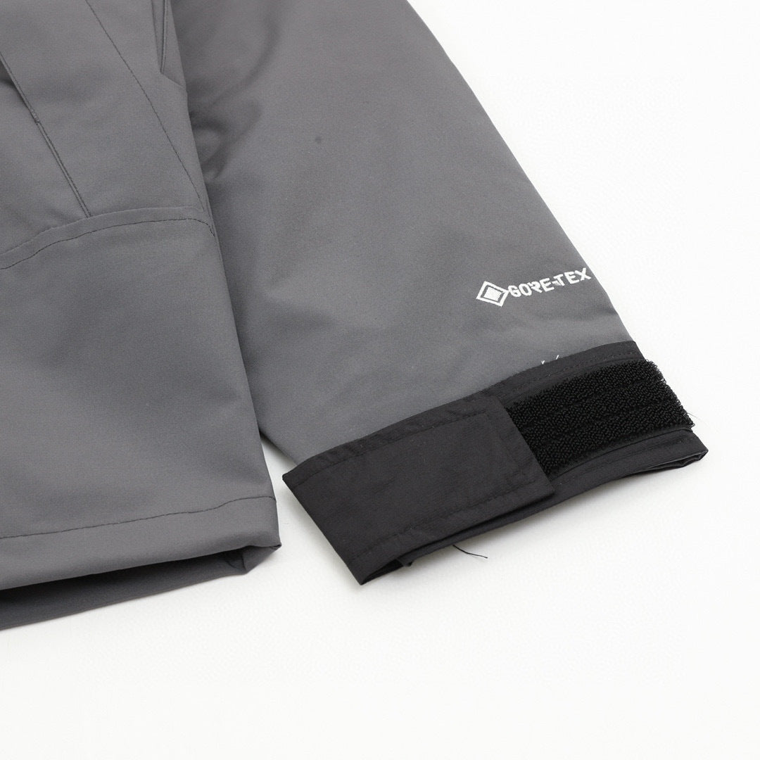 The North Face Mountain Series "Dark Gray Black" Men Gore-Tex Waterproof Hooded Hard Shell Jacket