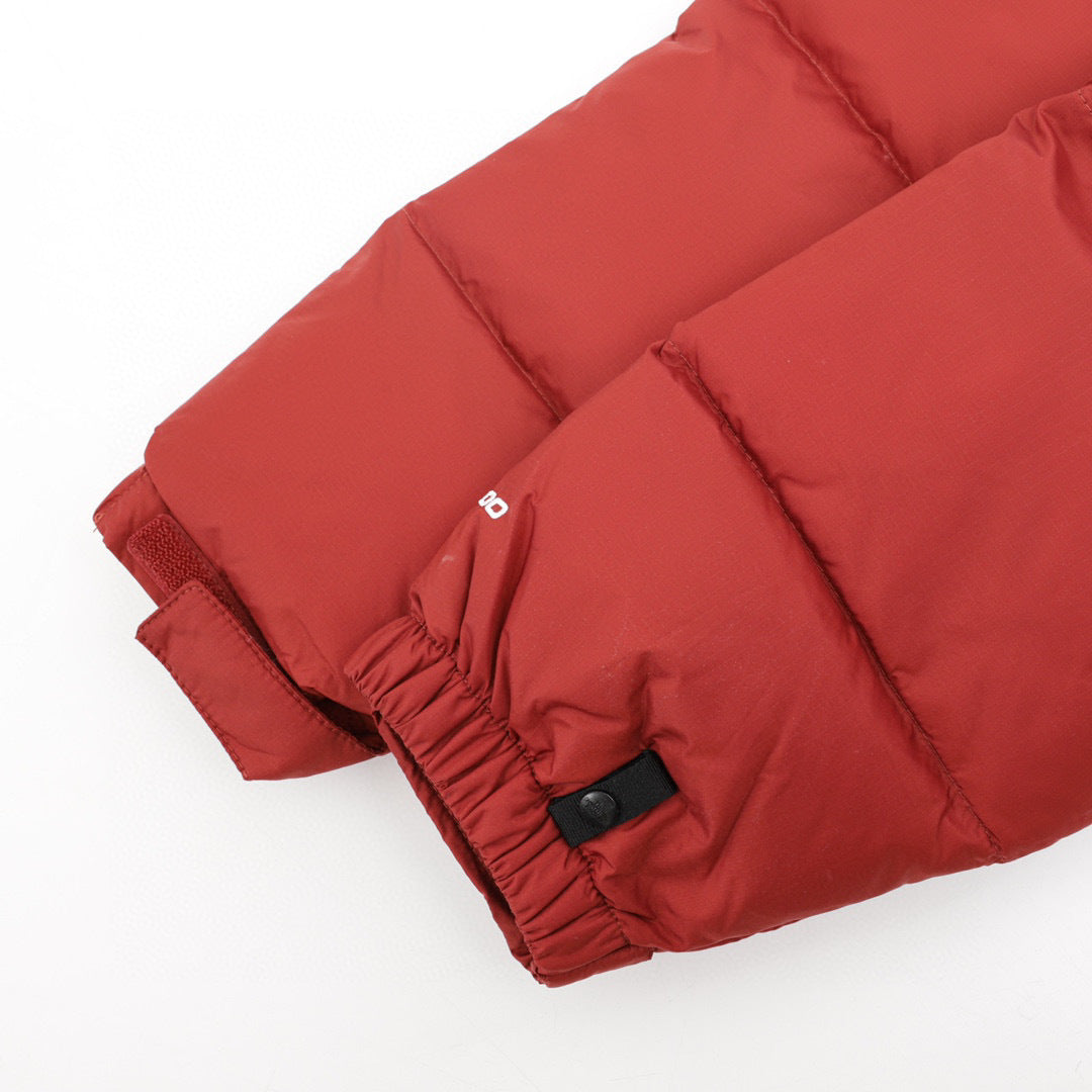The North Face 1996 Retro Nuptse Series "Brick Red" Men Hooded Puffer Down Jacket
