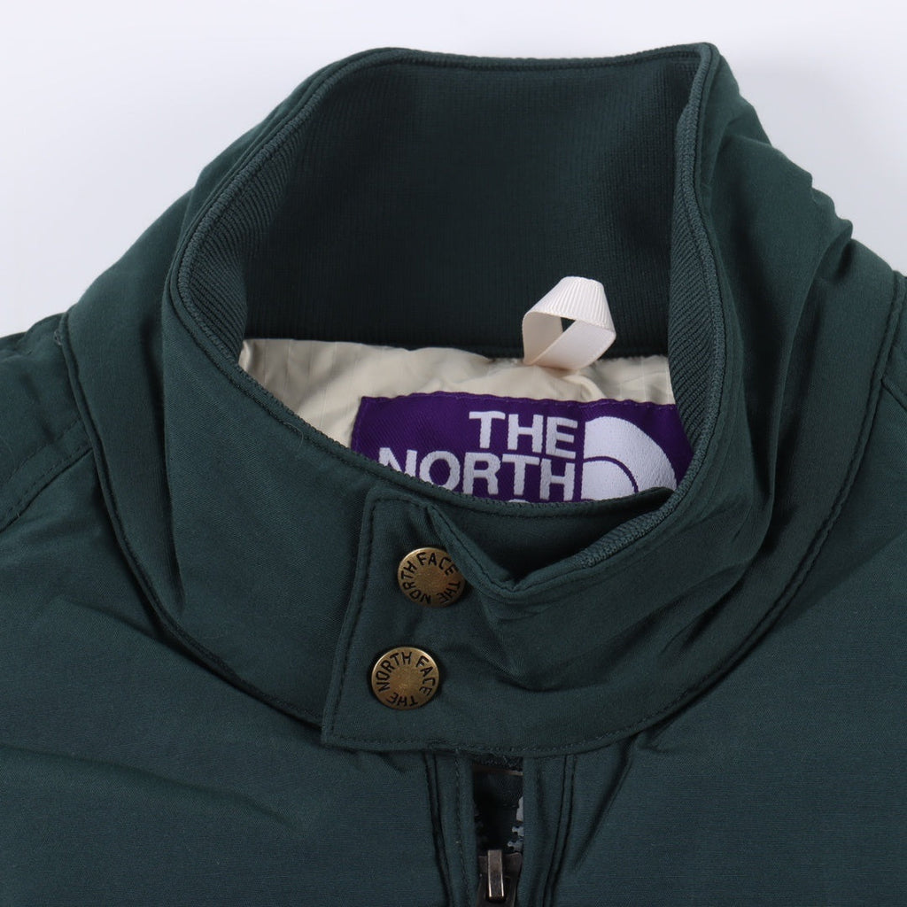 The North Face Purple Label Stand Collar Bomber Series Men Down Jacket "Dark Green"