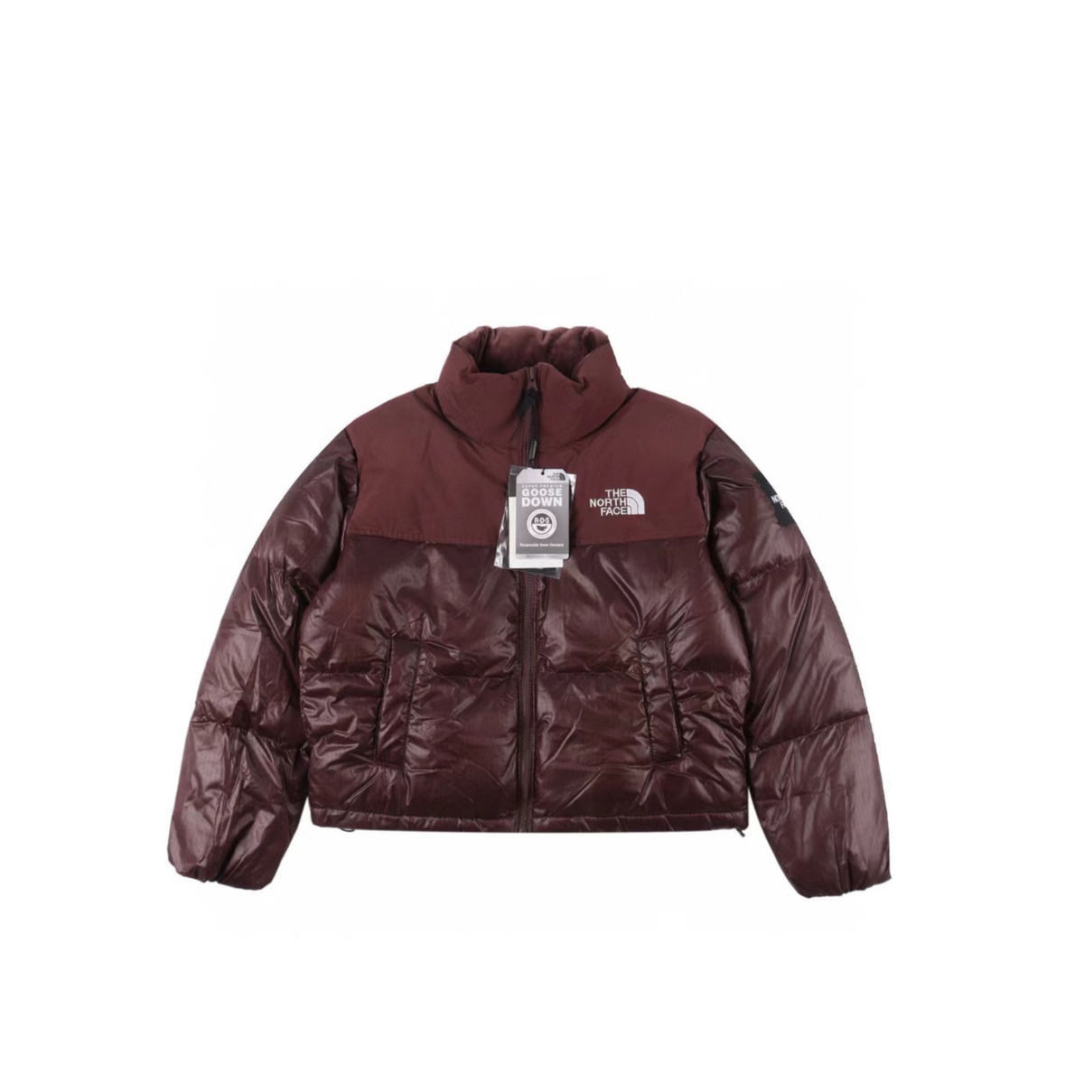 The North Face Retro Puffer Goose Down Jacket "Burgundy"