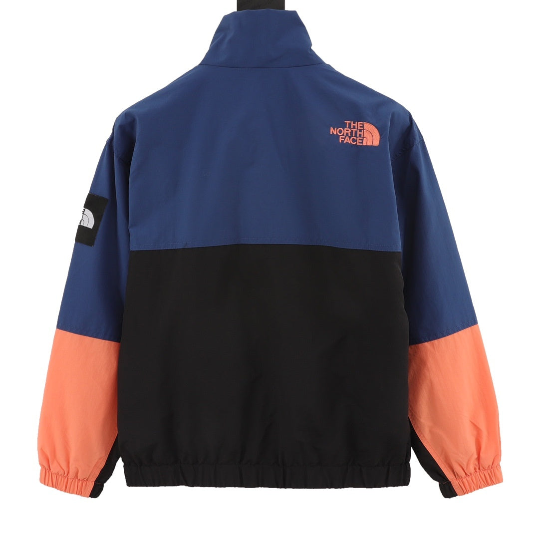 The North Face Retro Color Block Windbreaker Series Men Jacket "Blue White Black Orange"