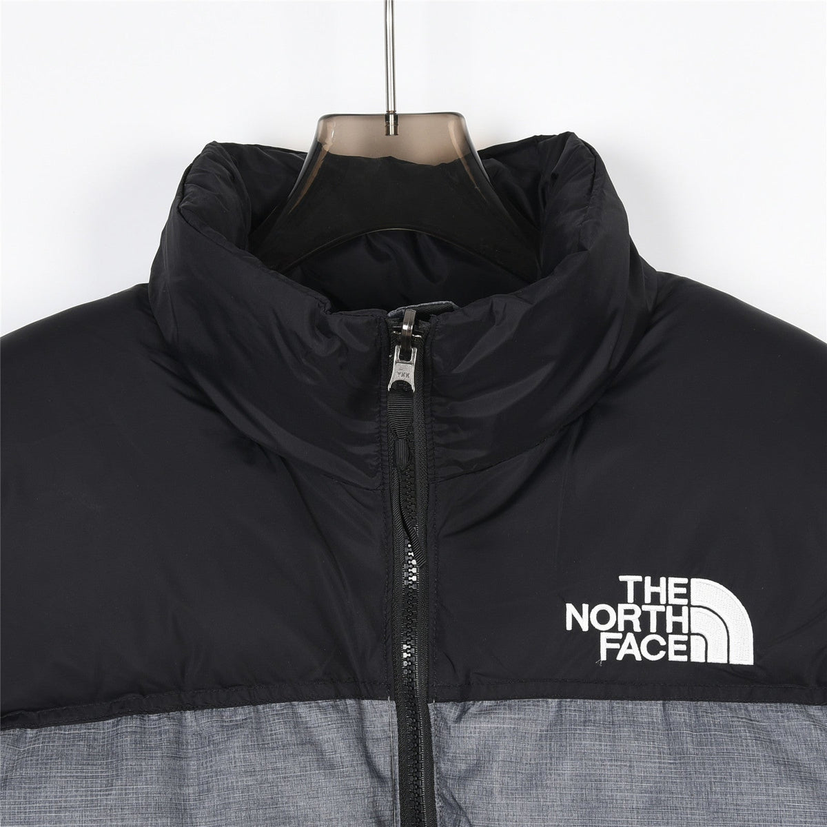 The North Face 1996 Retro Nuptse 700 Fill Puffer Jacket "Heather Gray Color Block"