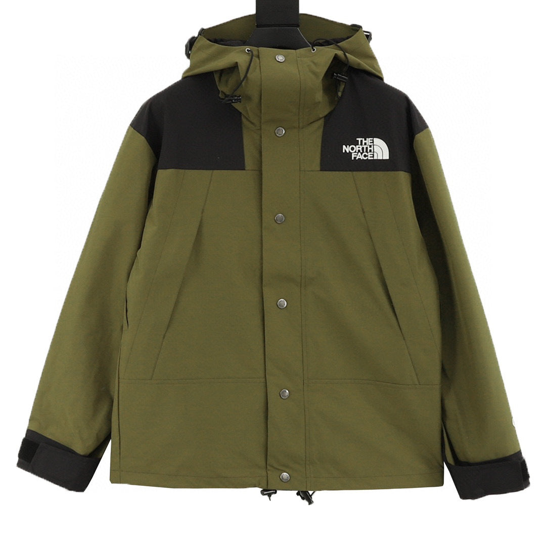 The North Face Mountain Series "Olive Black" Men Gore-Tex Waterproof Hooded Hard Shell Jacket