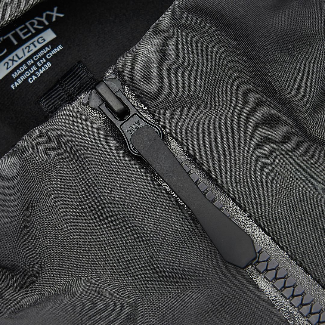Arc'teryx Gamma Series Men's Fleece Lined Hooded Softshell Jacket in "Dark Grey"