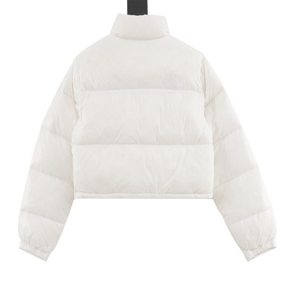The North Face Women Crop Puffer Down Jacket "Off White"