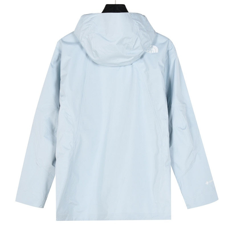 The North Face Summit Series "Light Blue" Men Gore-Tex Hooded Waterproof Hard Shell Jacket