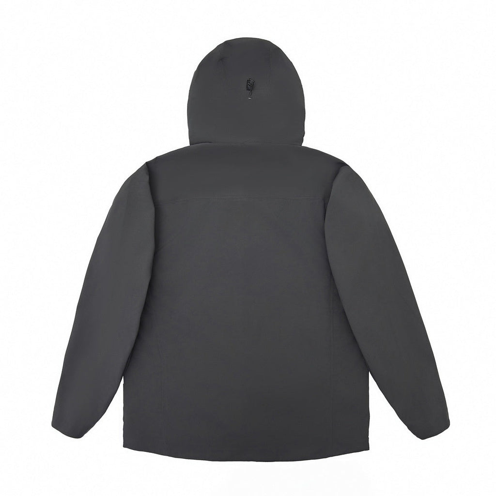 Arc'teryx Gamma Series Men's Fleece Lined Hooded Softshell Jacket in "Dark Grey"