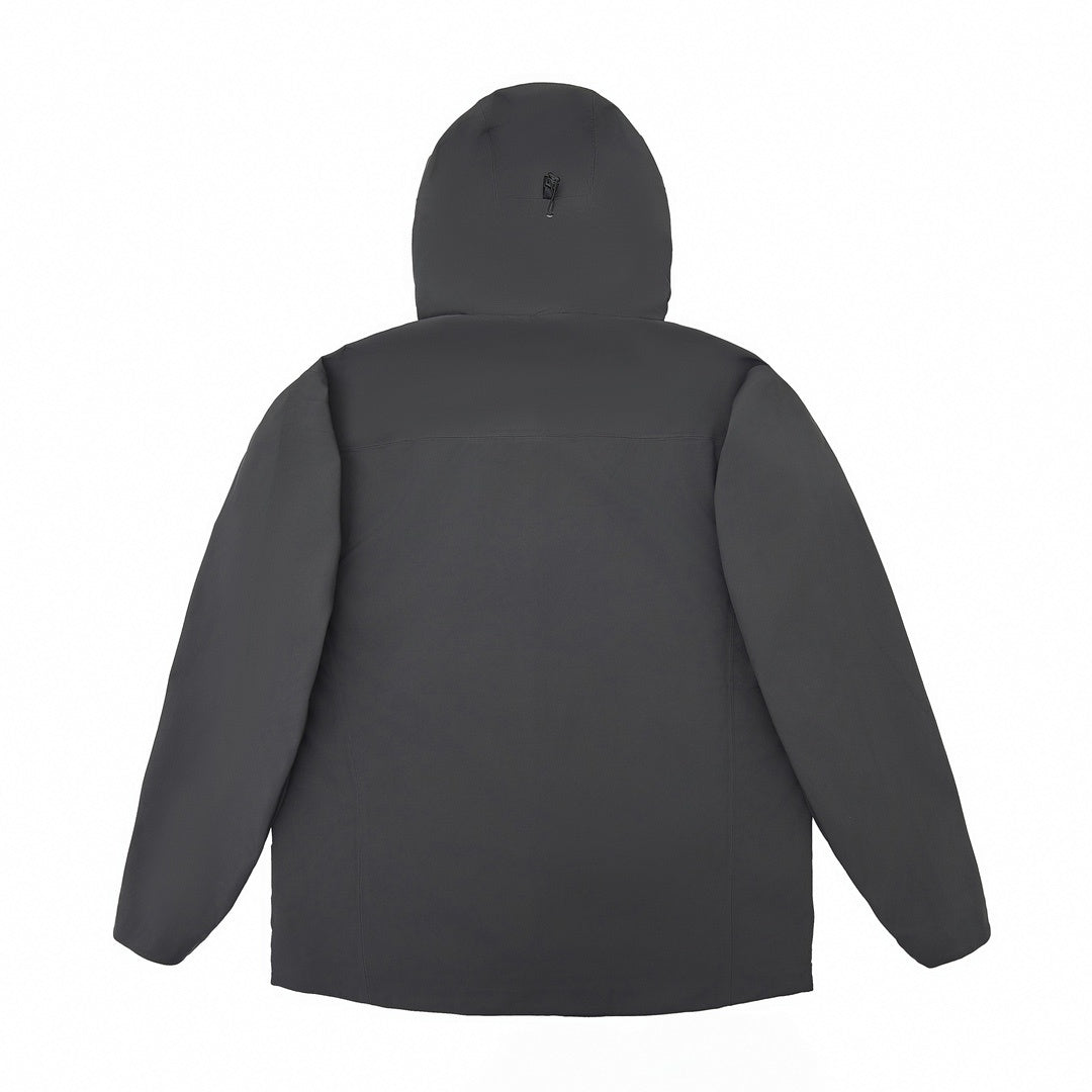 Arc'teryx Gamma Series Men's Fleece Lined Hooded Softshell Jacket in "Dark Grey"