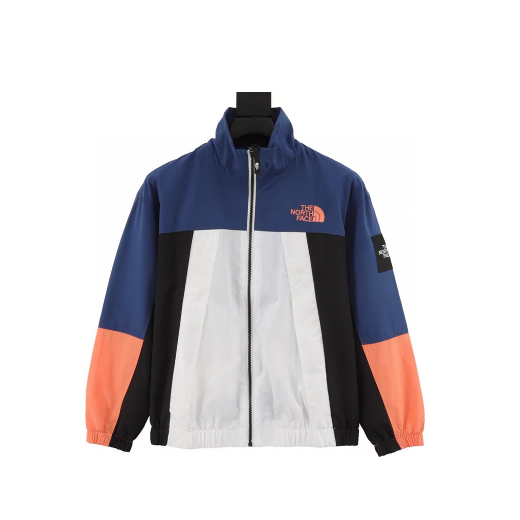 The North Face Retro Color Block Windbreaker Series Men Jacket "Blue White Black Orange"