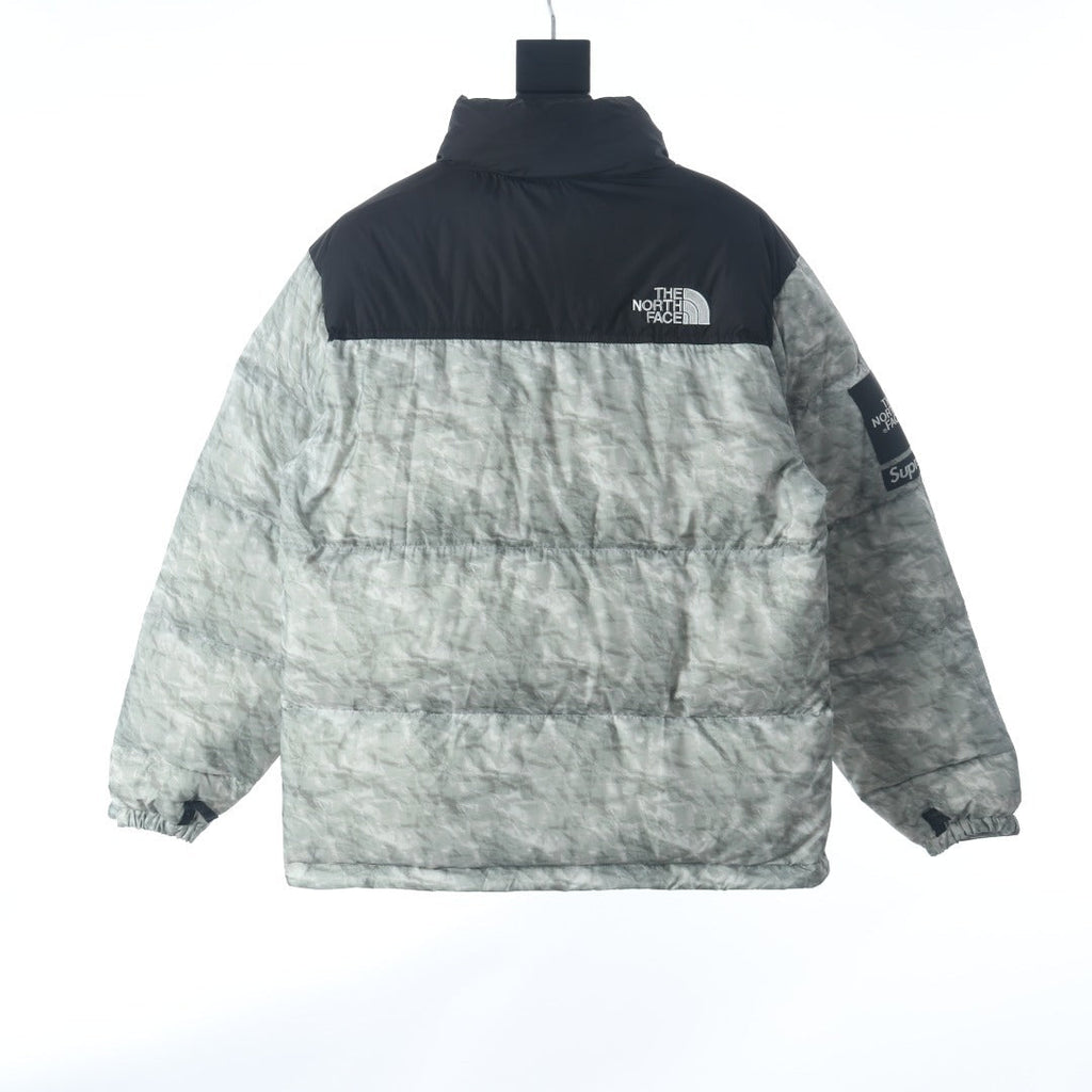 The North Face x Supreme Collaboration Series Men Puffer Jacket "Grey Camo"