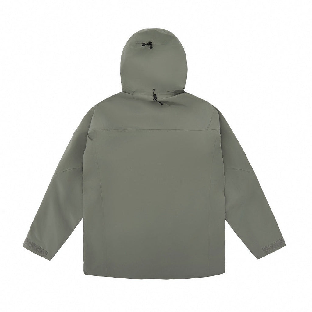 Arc'teryx Alpha SV Series Men's Hooded Waterproof Ski Jacket in "Grey Green"