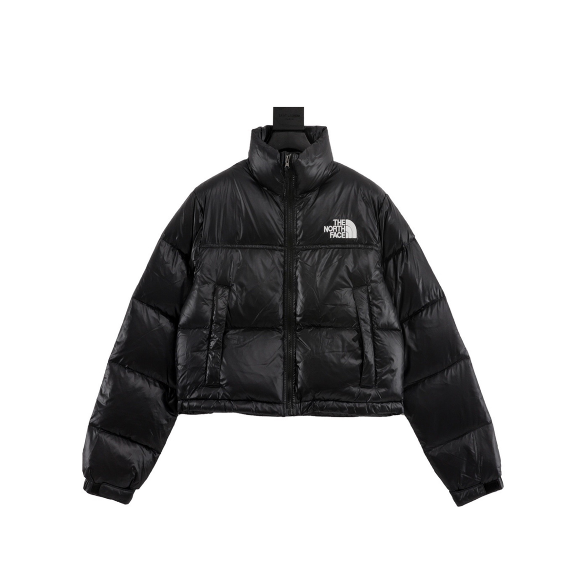 The North Face 1996 Retro Nuptse Cropped Puffer Jacket "Black" Women Winter Short Down Coat