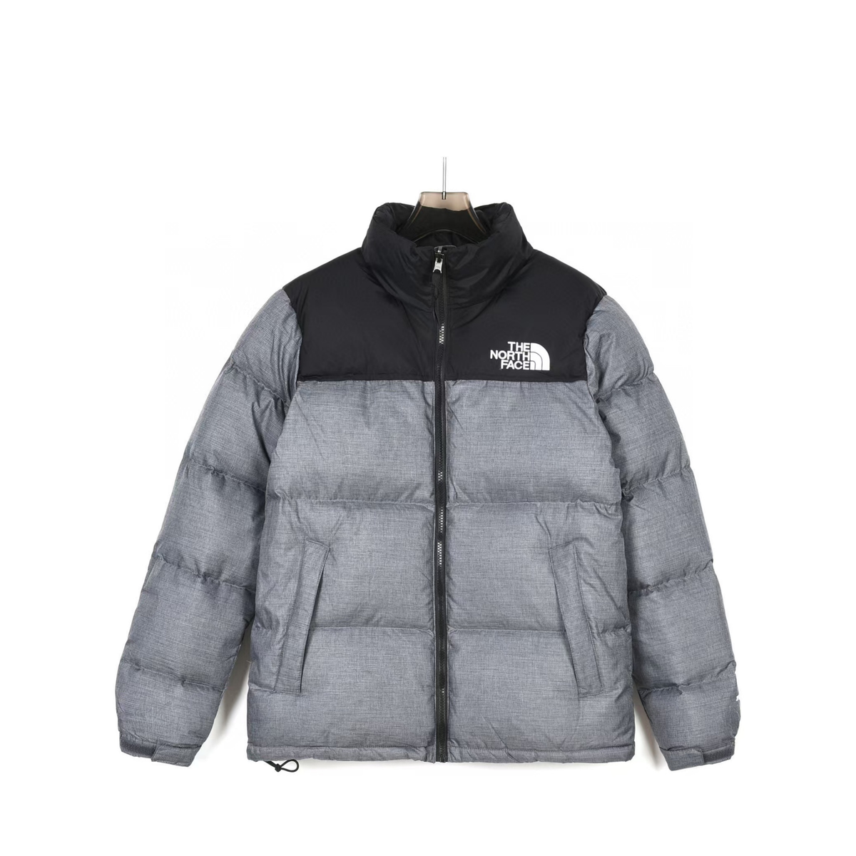 The North Face 1996 Retro Nuptse 700 Fill Puffer Jacket "Heather Gray Color Block"