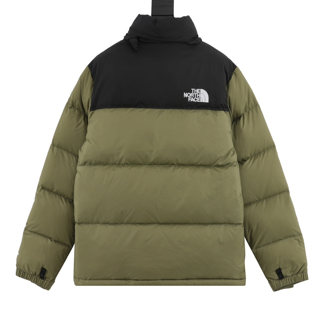 The North Face 1996 Retro Nuptse Series "Olive Green" Men Hooded Puffer Down Jacket