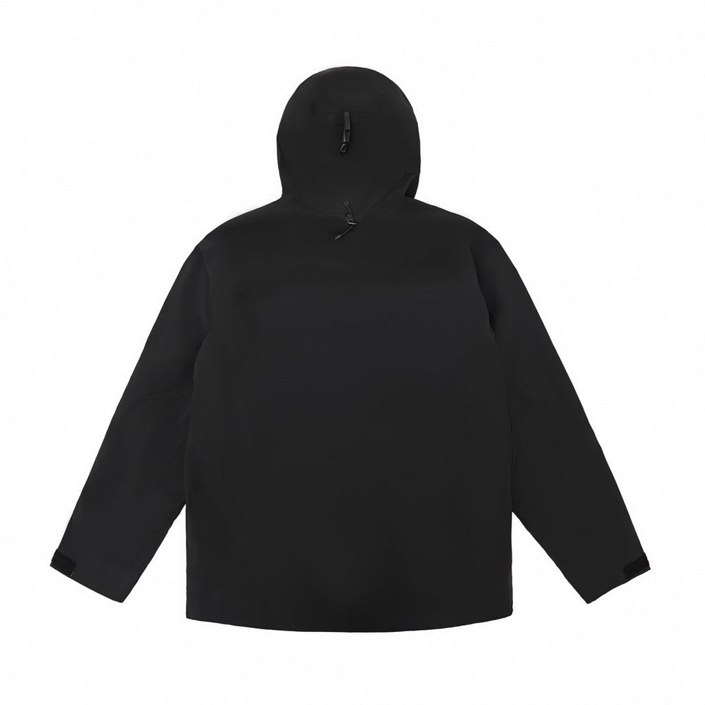 Arc'teryx Beta AR Series Men's Hooded Waterproof Hiking Jacket in "Black"