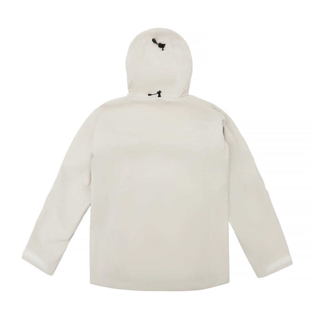 Arc'teryx Alpha SV Series Men's Hooded Waterproof Outdoor Jacket in "White Bone"