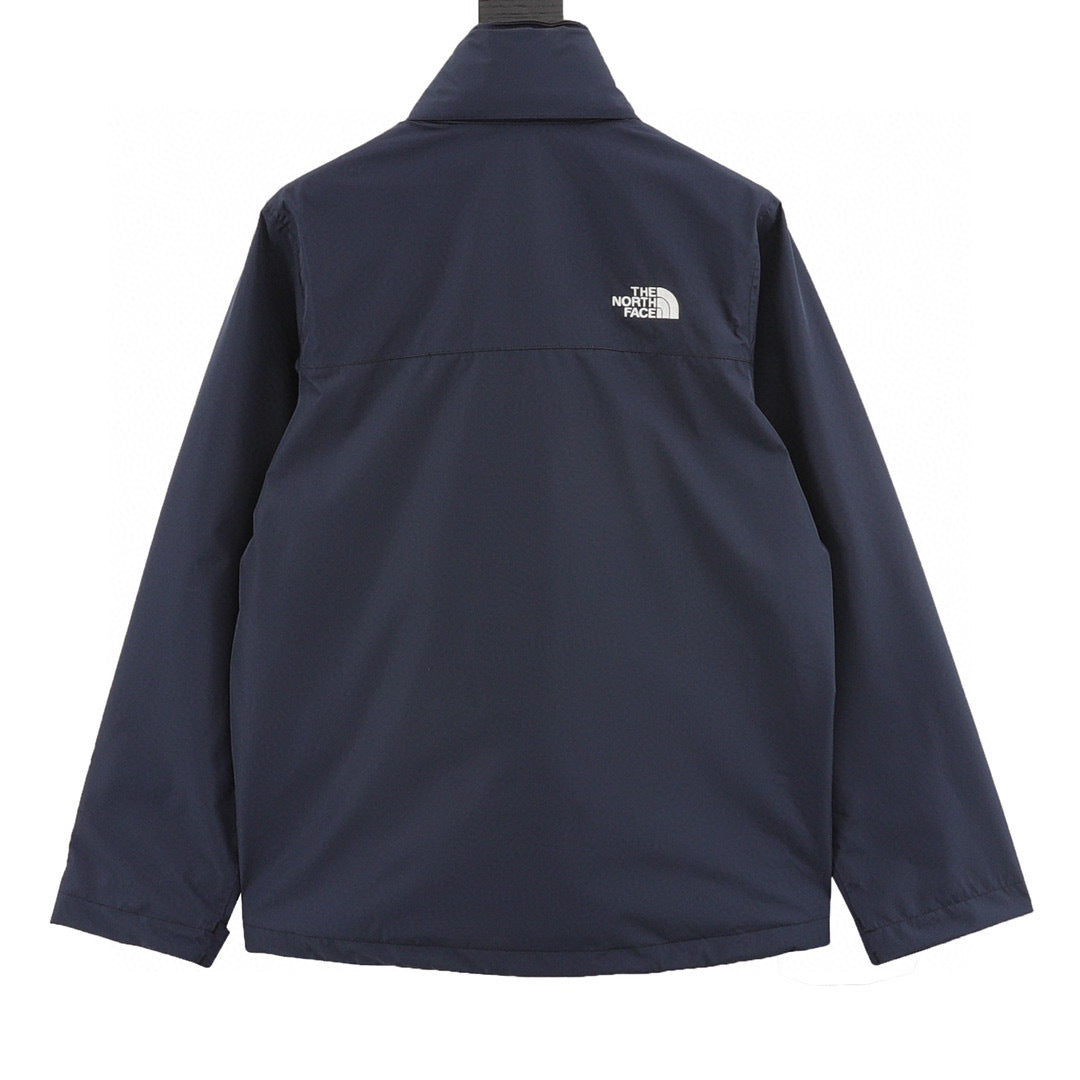 The North Face Venture Series "Navy Blue" Men Waterproof Stand Collar Windbreaker Jacket