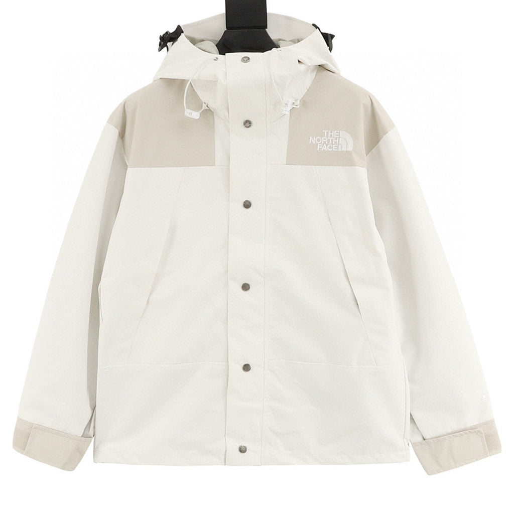 The North Face Mountain Series "Off White Beige" Men Gore-Tex Waterproof Hooded Hard Shell Jacket