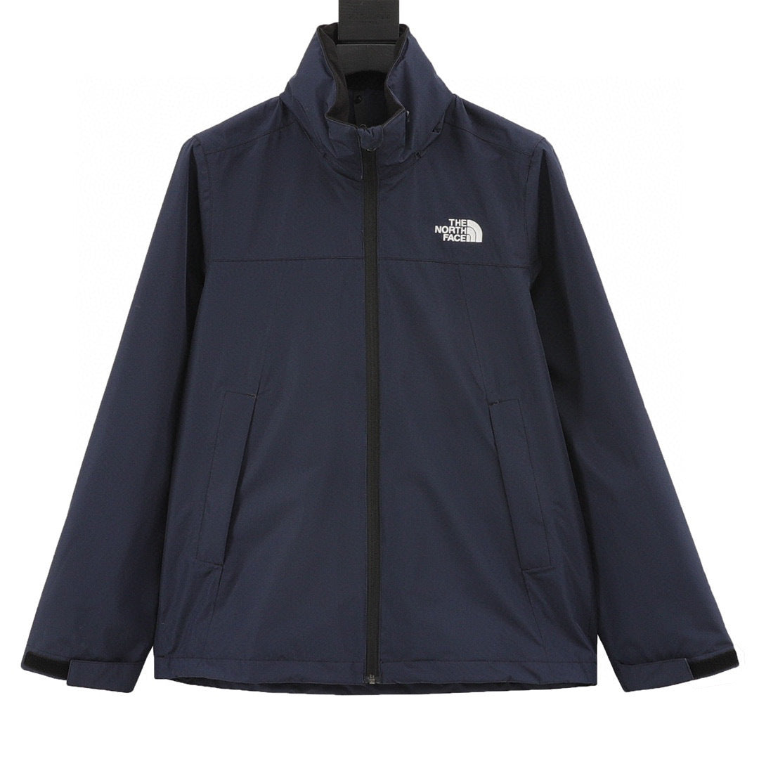 The North Face Venture Series "Navy Blue" Men Waterproof Stand Collar Windbreaker Jacket