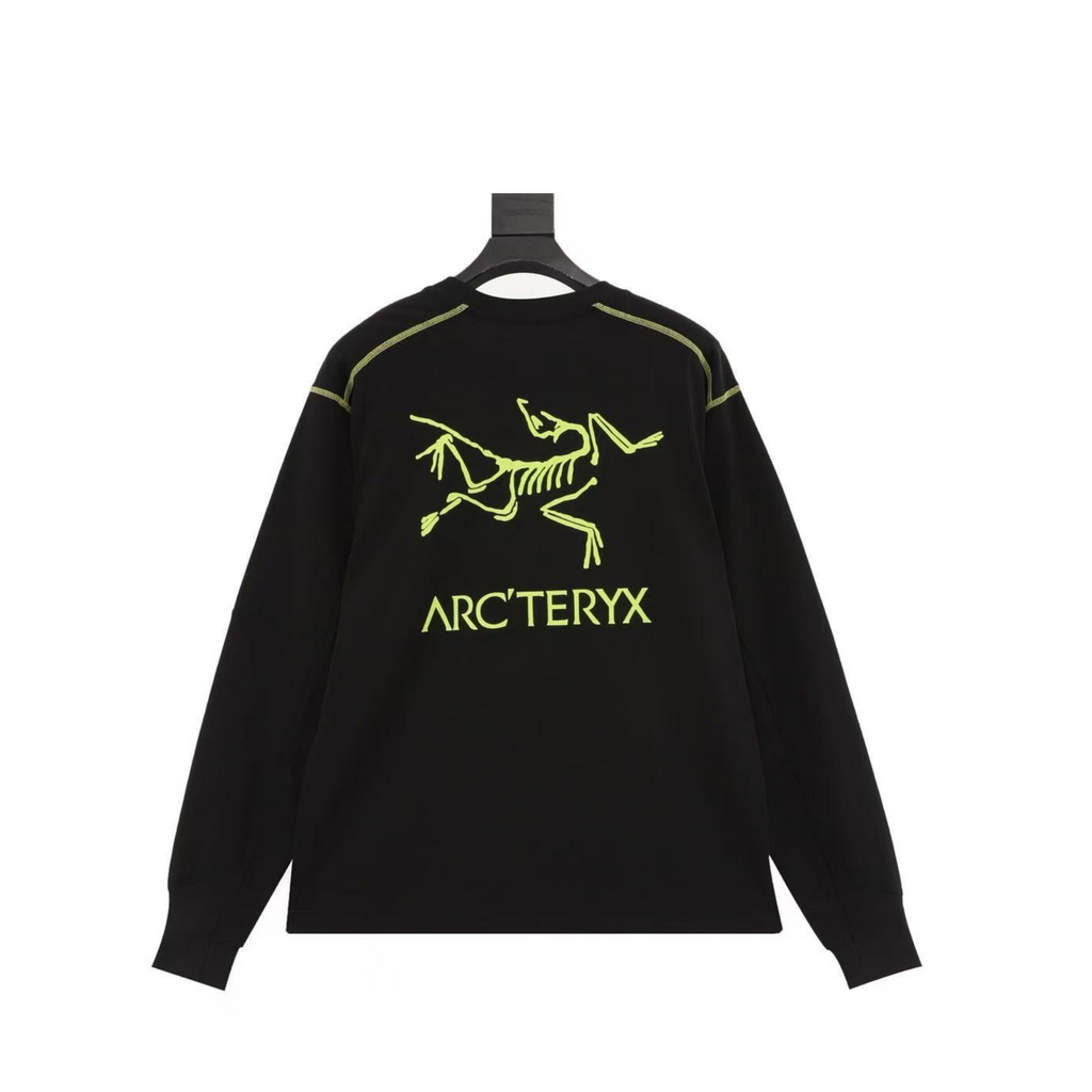 Arc'teryx Big Logo Series Crew Neck Long Sleeve T-Shirt "Black"