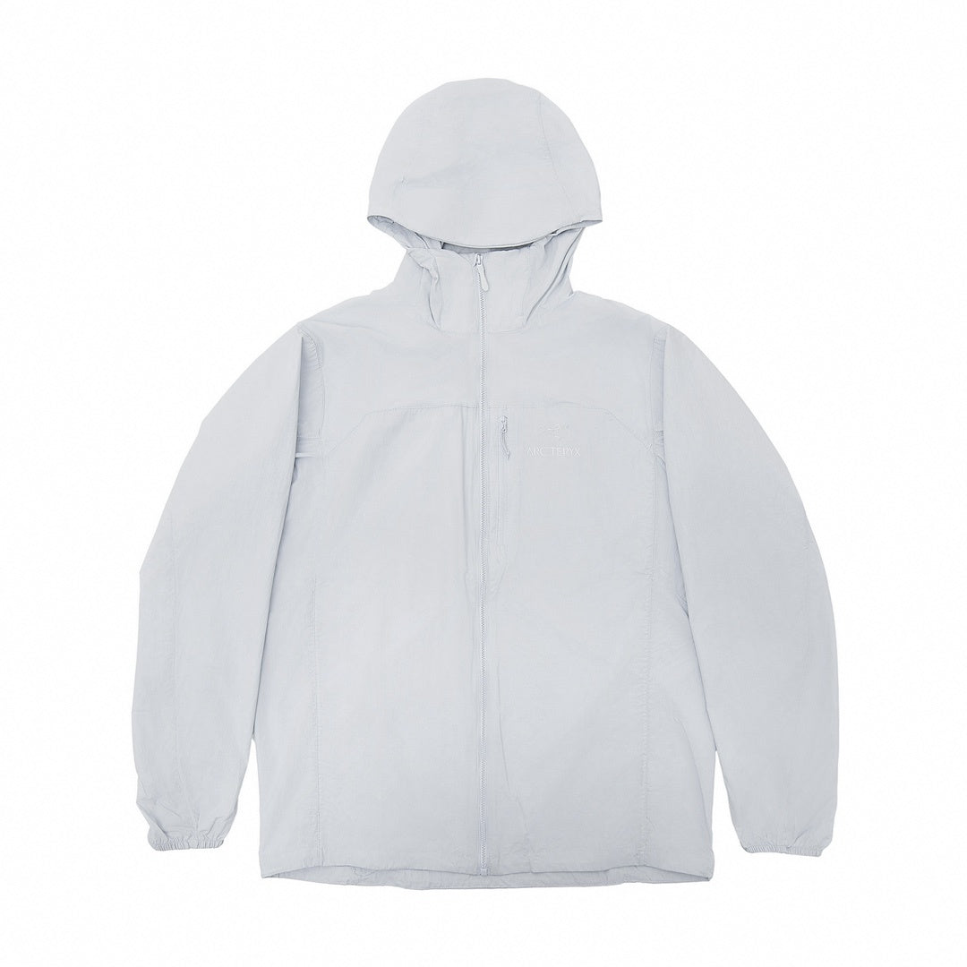 Arc'teryx Squamish Series Men's Hooded Windbreaker "Light Grey"-Outdoor sun-protection clothing