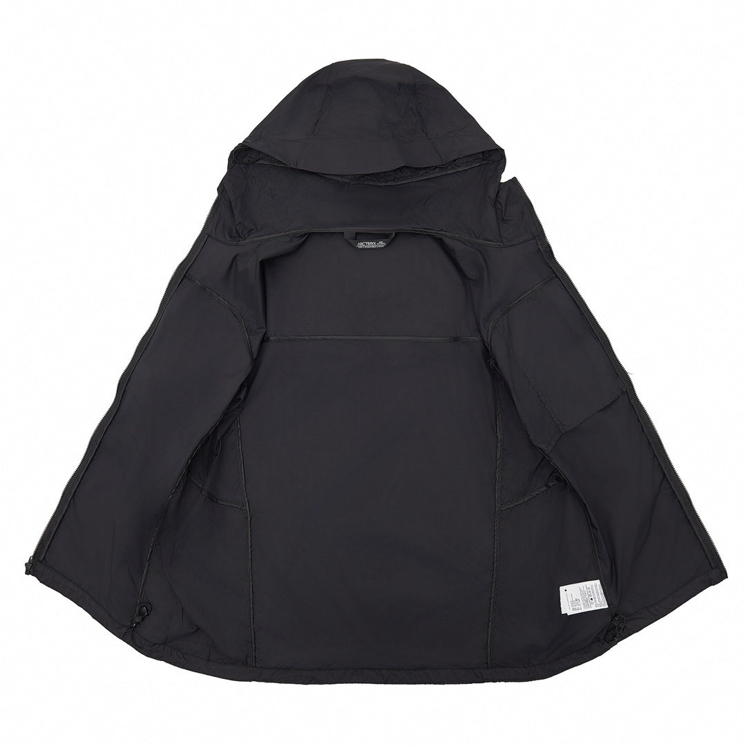 Arc'teryx Squamish Series Men's Hooded Windbreaker "Black"-Outdoor sun-protection clothing