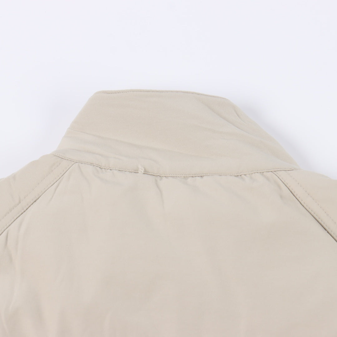 The North Face Purple Label Stand Collar Bomber Series Men Down Jacket "Beige"