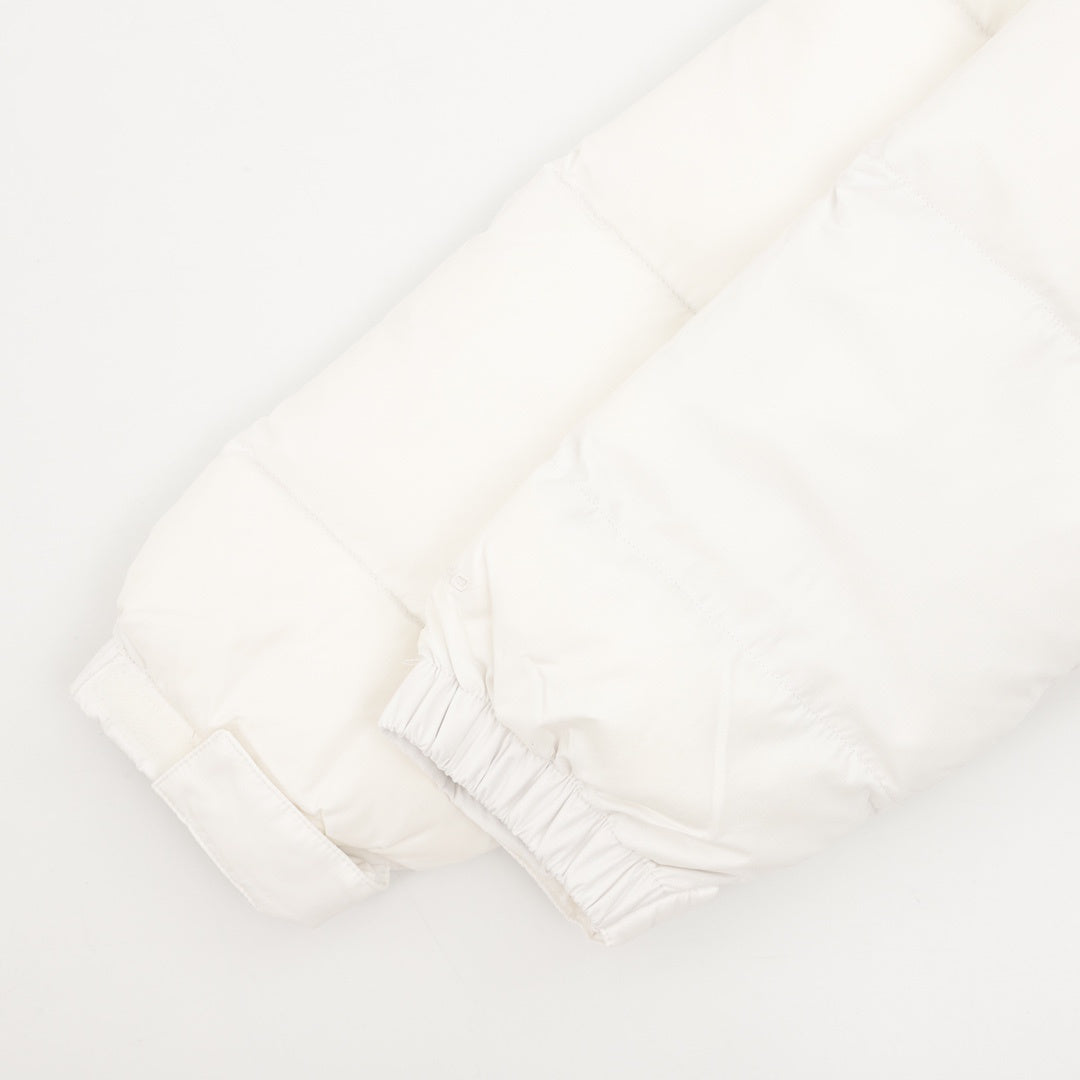 The North Face 1996 Retro Nuptse Series "Cream White" Men Stand Collar Puffer Down Jacket