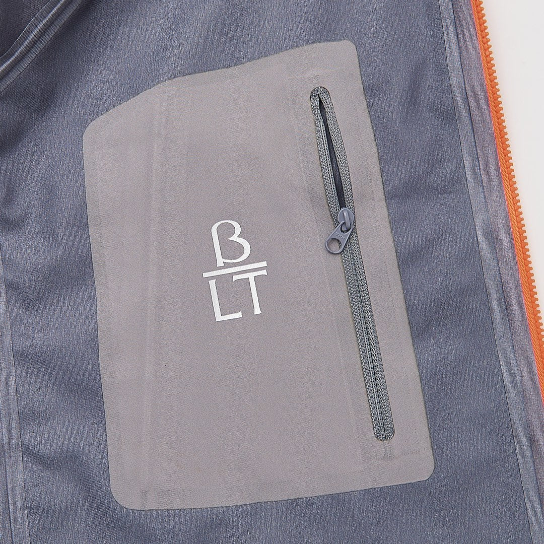 Arc'teryx Beta LT Series Men's GORE-TEX Hooded Rain Jacket "Color Block Beige Orange Green"