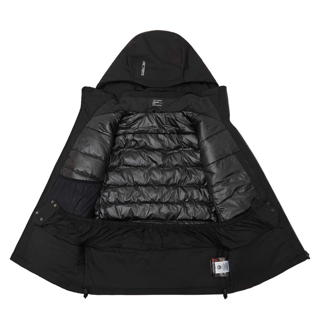 Arc'teryx Macai Series Men's Insulated Ski Jacket "Black"Ski down jacket